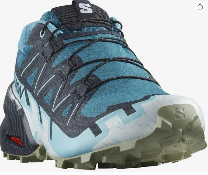 Trail Hiking Shoes Salomon Ultra Flow Women's Trail Running Shoes  Blue