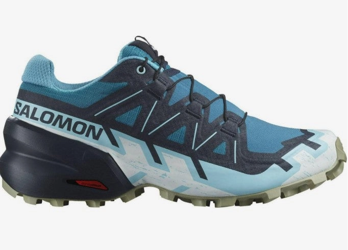 Mid High Trail Running Shoes Salomon Ultra Flow Women's Trail Running Shoes  Blue