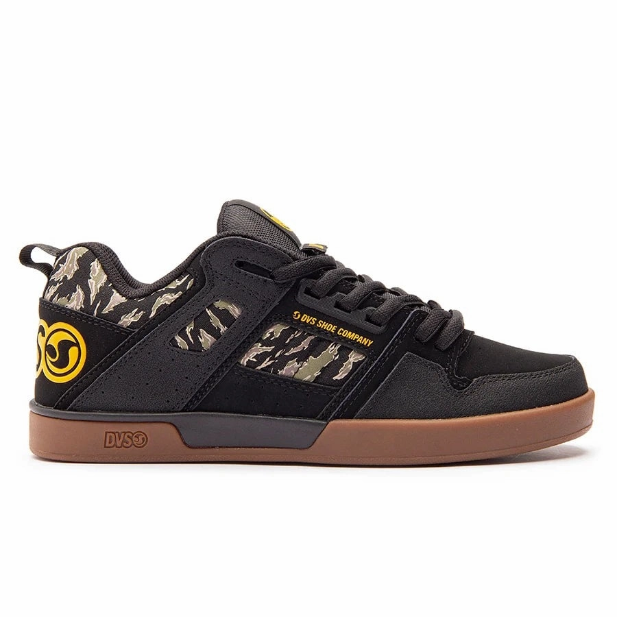 DVS Comanche 2.0 Black Jungle Camo Nubuck Ripped Skate