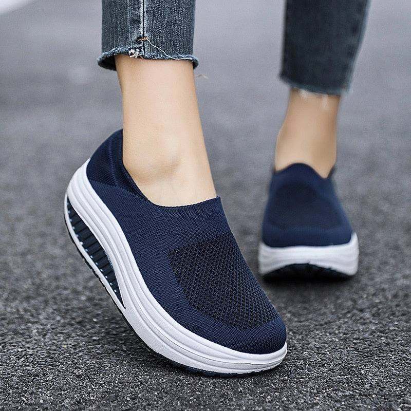 Atikota Orthopedic Platform Sneakers for Women Mesh Flat and comfortable / FREE Shipping Best Altra Shoes For Feet