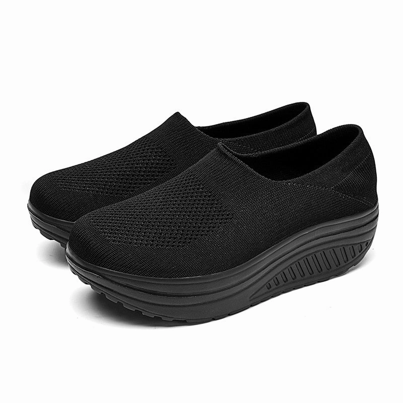 Atikota Orthopedic Platform Sneakers for Women Mesh Flat and comfortable / FREE Shipping Dress Shoes With Arch Support