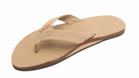 Zombie Flip Flops Single Layer Premier Leather Sierra Brown (Men)