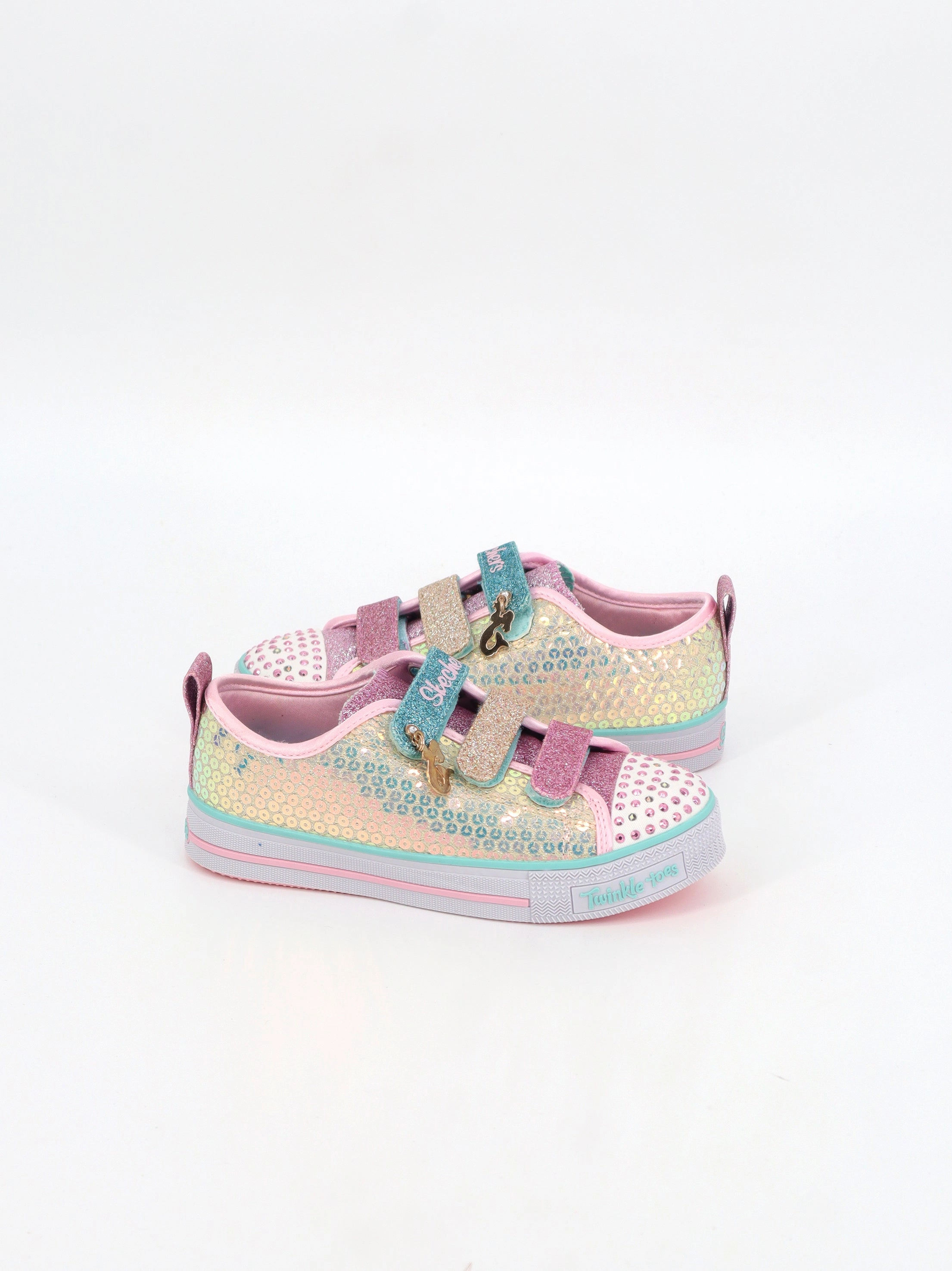 Kids Girl's Sequined Casual Shoes,Multi Casual Shoes Hey Dude