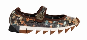 Brown Patent Leather Ballerina Shoes Comfortable Shoes For Flat Feet And Bunions