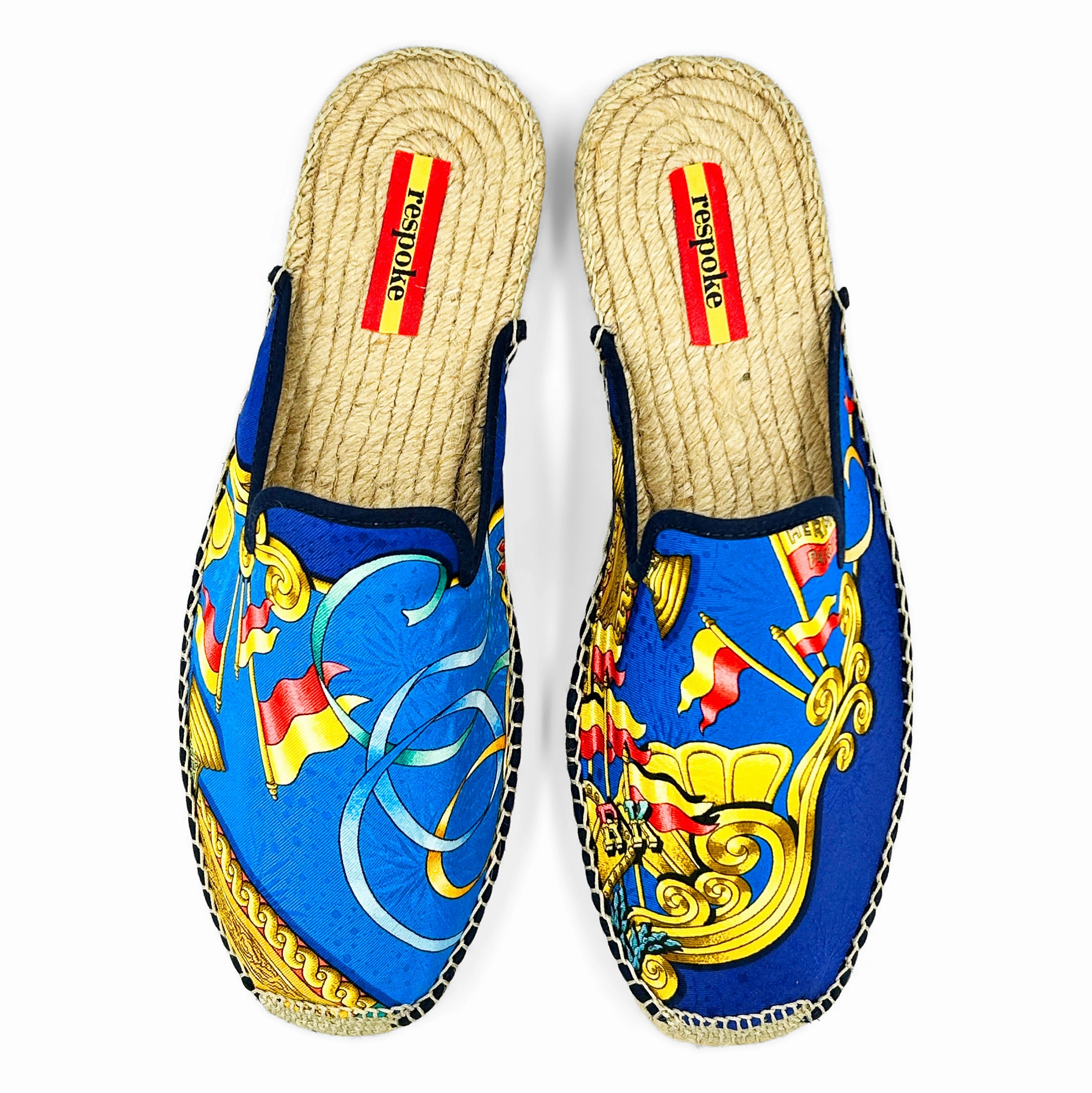 LUNA Blue Mule Espadrilles Gucci Signature Espadrille