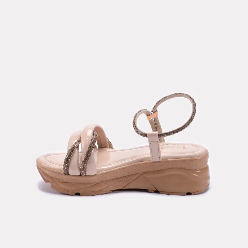 Baby Girls Fawn Chunky Sandals 0720822 Good Shoes For Flat Wide Feet