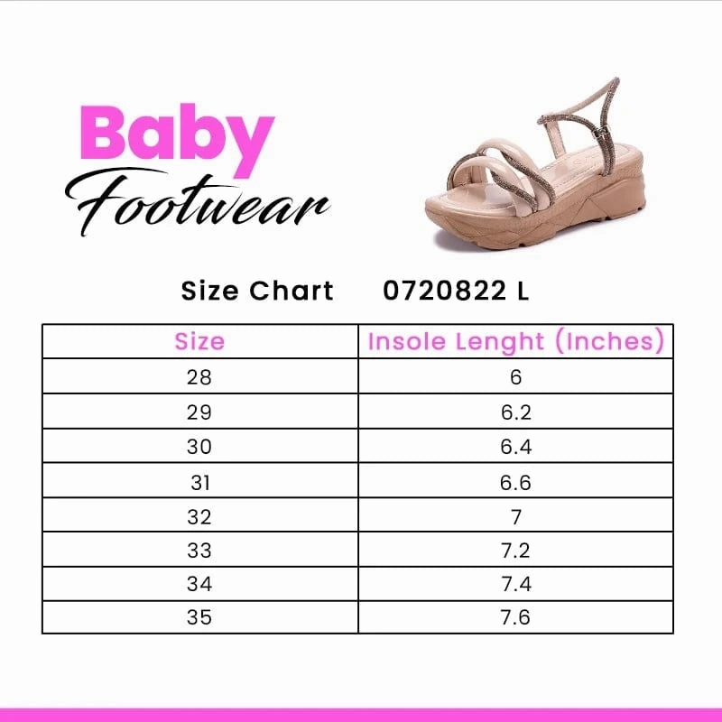 Short Dress With Flat Shoes Baby Girls Fawn Chunky Sandals 0720822