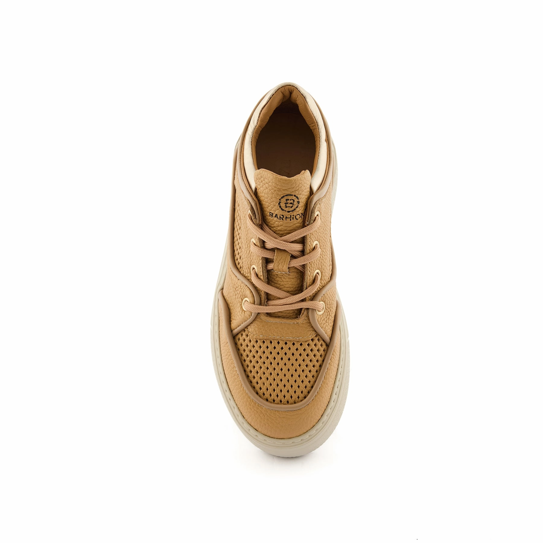 Women's Mink Handmade Calf Leather Sneakers W5033 Kith Sneakers