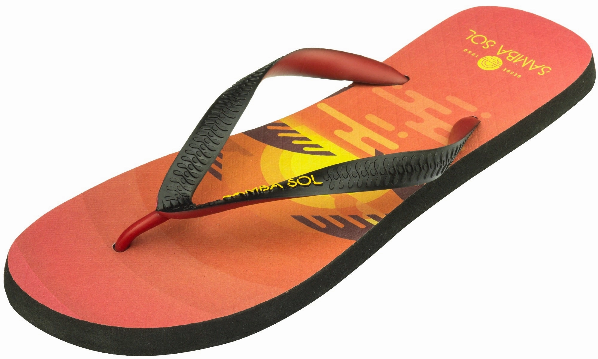 Samba Sol Mens Beach Collection Flip Flops - Sunset Earthkeepers Flip Flops