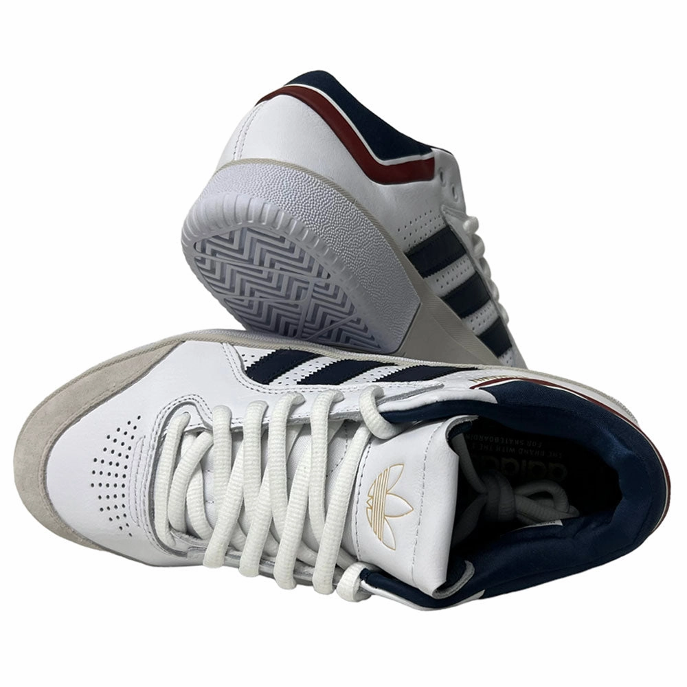 Adidas Kantai Trail Shoes Adidas Skateboarding Tyshawn White Grey Leather Shoes
