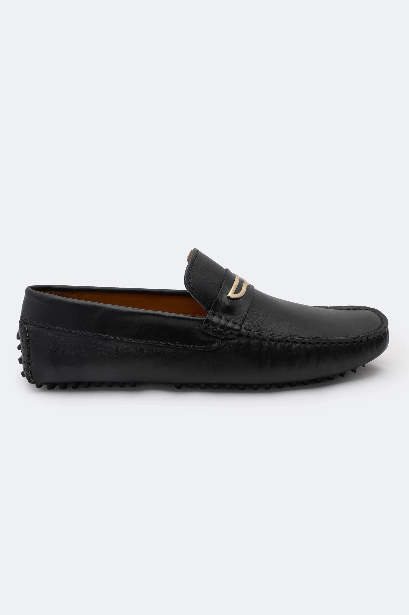 Backless Casual Shoes Black Casual Moccasins Shoes
