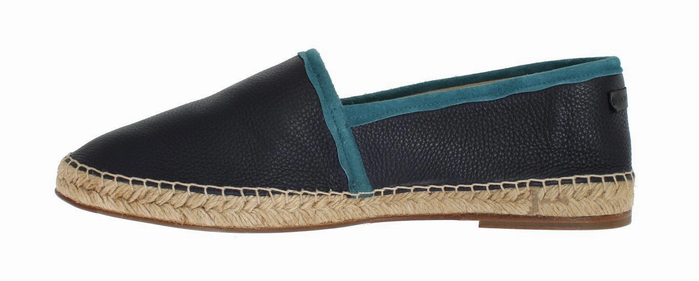 Blue Deer Leather Logo Espadrilles Everly Espadrilles Willa Tweed