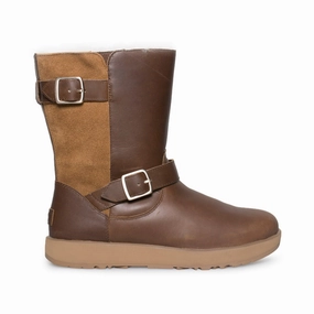 Waterproof Jelly Shoes UGG Breida Waterproof Chestnut Boots - Women's