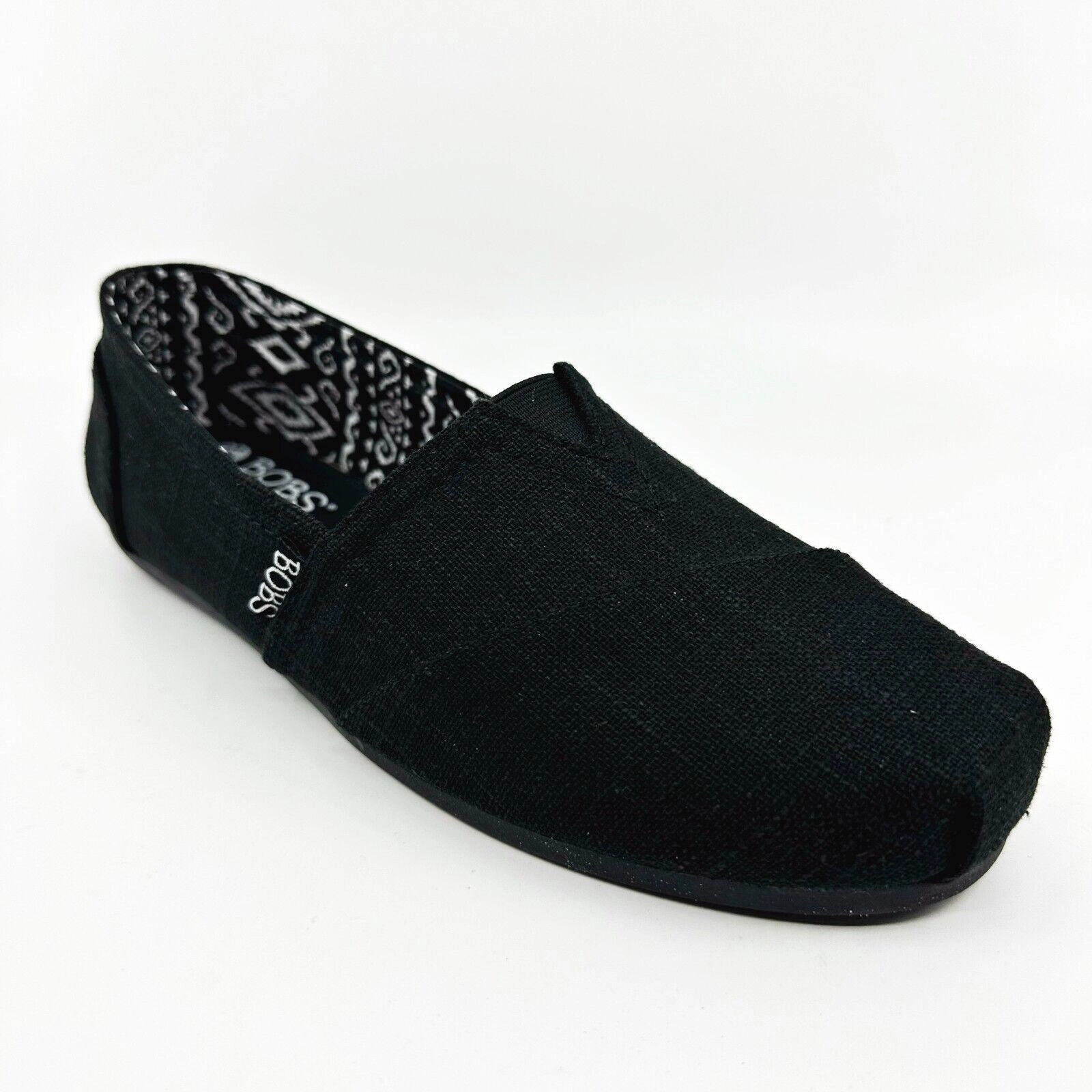 Skechers Bobs Plush Best Wishes Black Womens Size 8 Casual Flats Sole-flex Ballerina Walking Flats Shoes