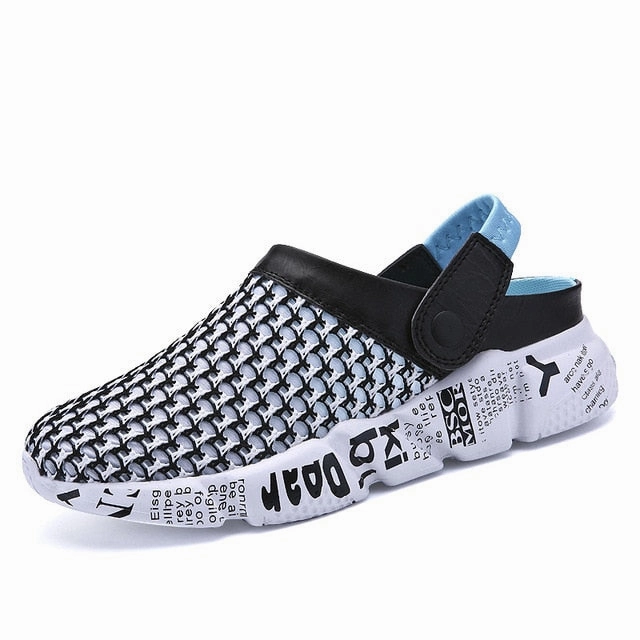 Men beach shoes,Slip On Garden Shoes Lightweight Beach Sandals For Men Sneakers Slippers Men Shoes Big Size 39-46 Xt-6 