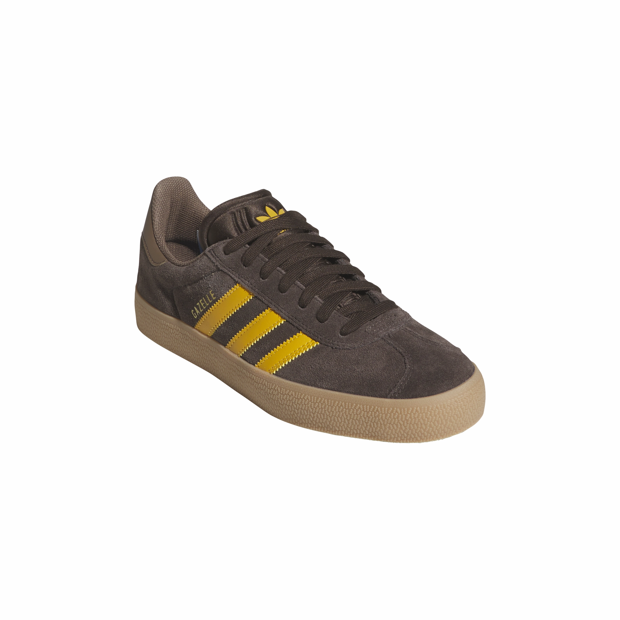 Adidas Shoes For Gym Adidas Gazelle ADV - Dark Brown / Preloved Yellow