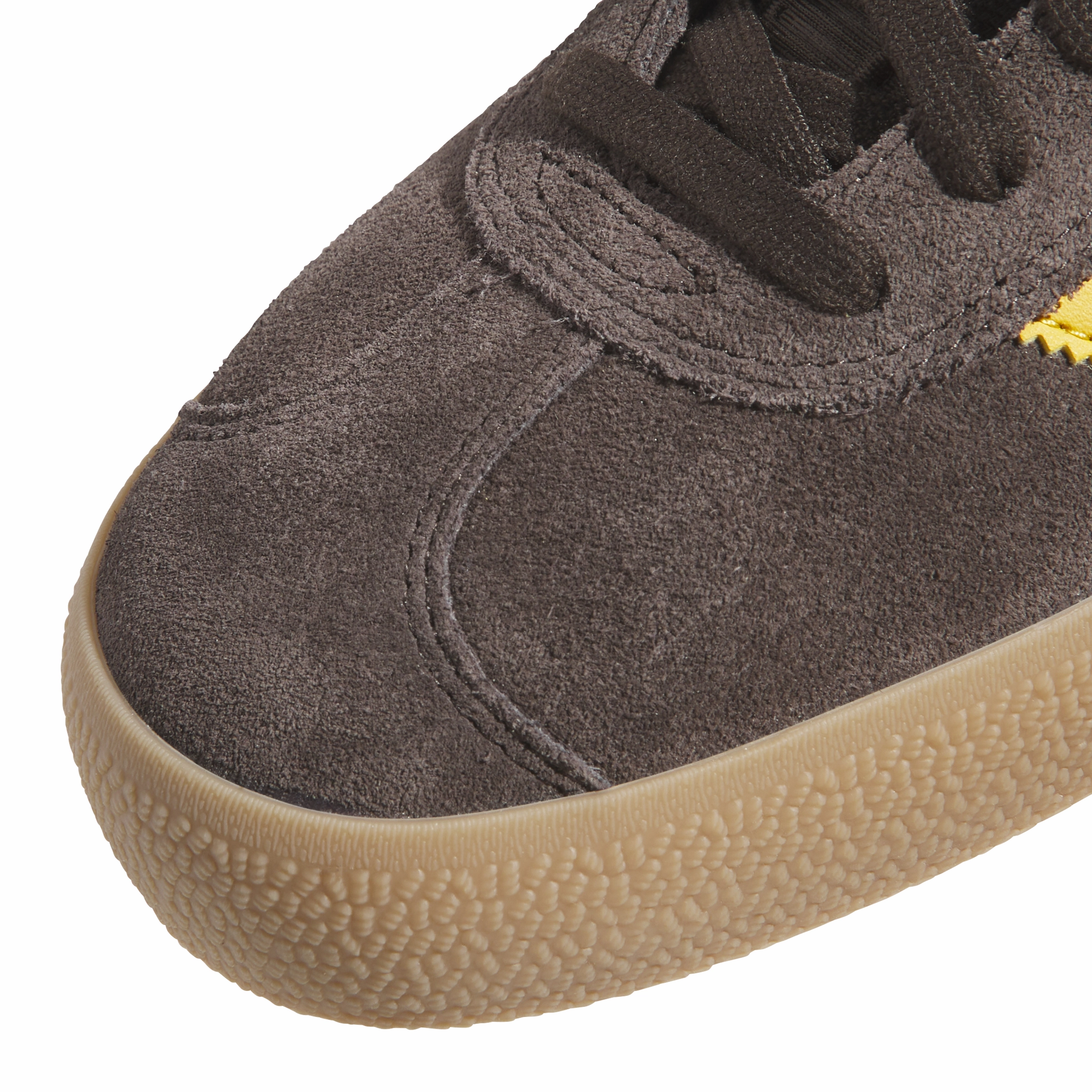 Adidas Gazelle ADV - Dark Brown / Preloved Yellow Adidas Futuristic Shoes