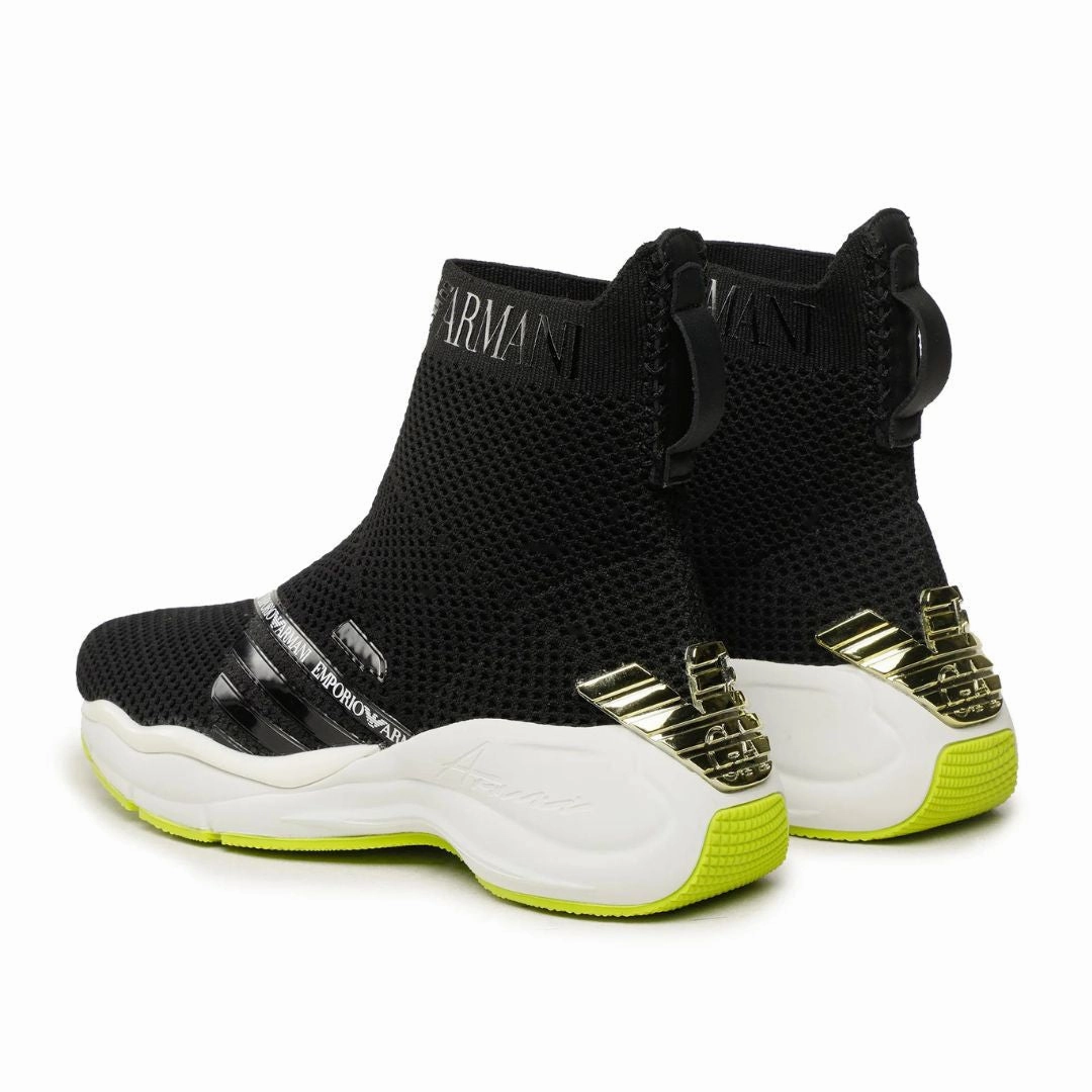 Sneakers Doodle EMPORIO ARMANI Ankle Sock Sneakers Women X3Z061-BLK