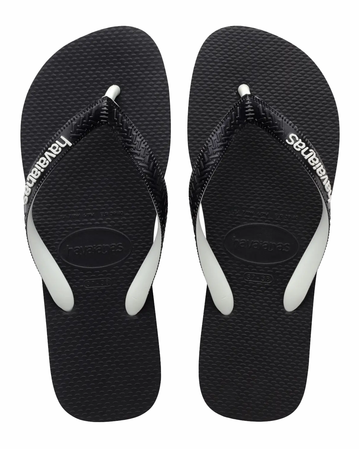 Little Ahi Flip Flops Top Mix Flip Flops in Black