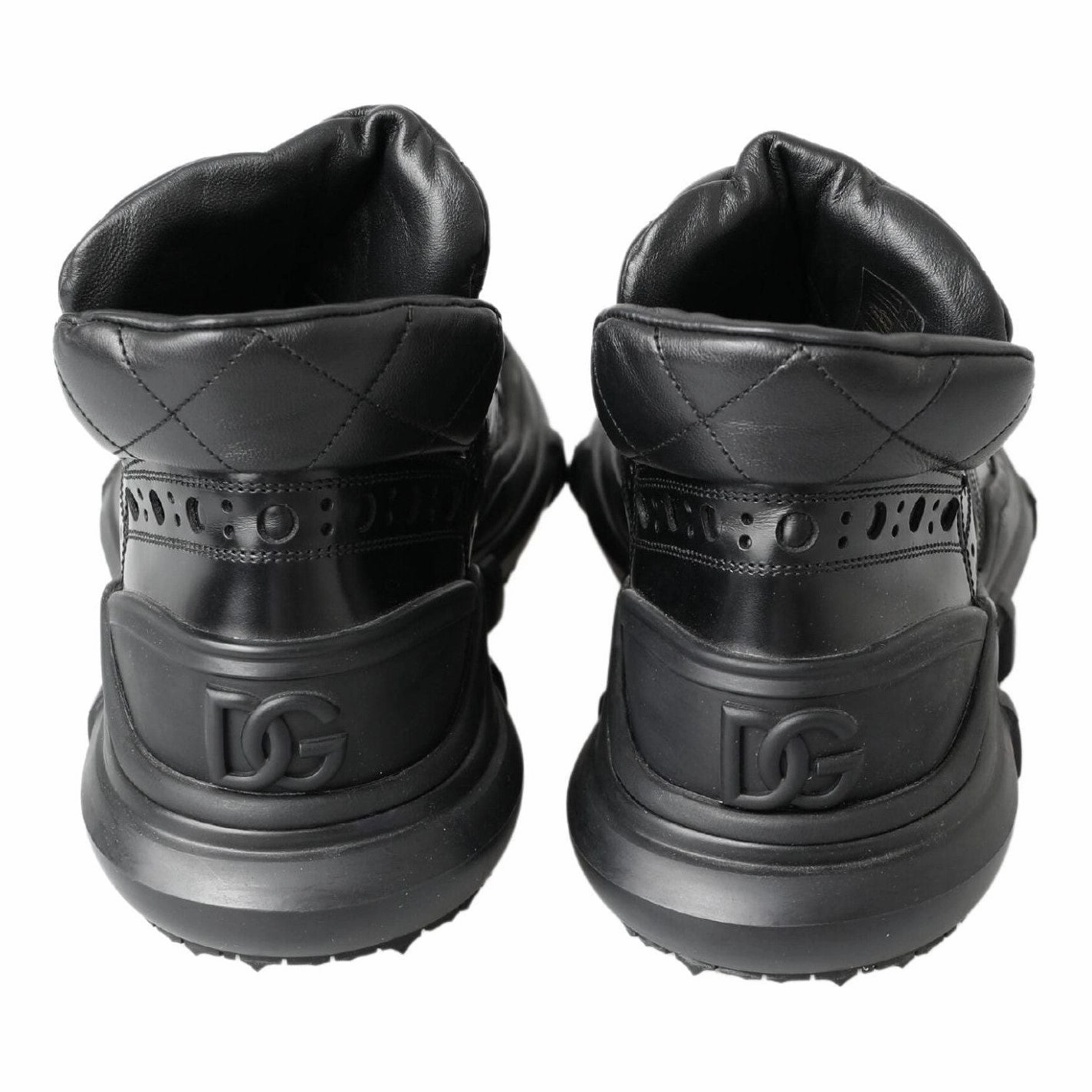 Boots Rain Dolce & Gabbana Black Leather Ankle Casual Boots