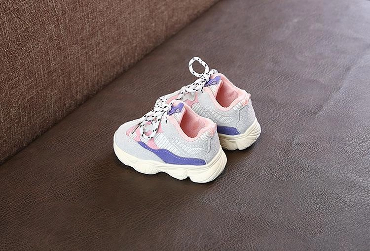 Infant Casual Running Shoes Sneaker Purple Pink Japanese Running Shoes