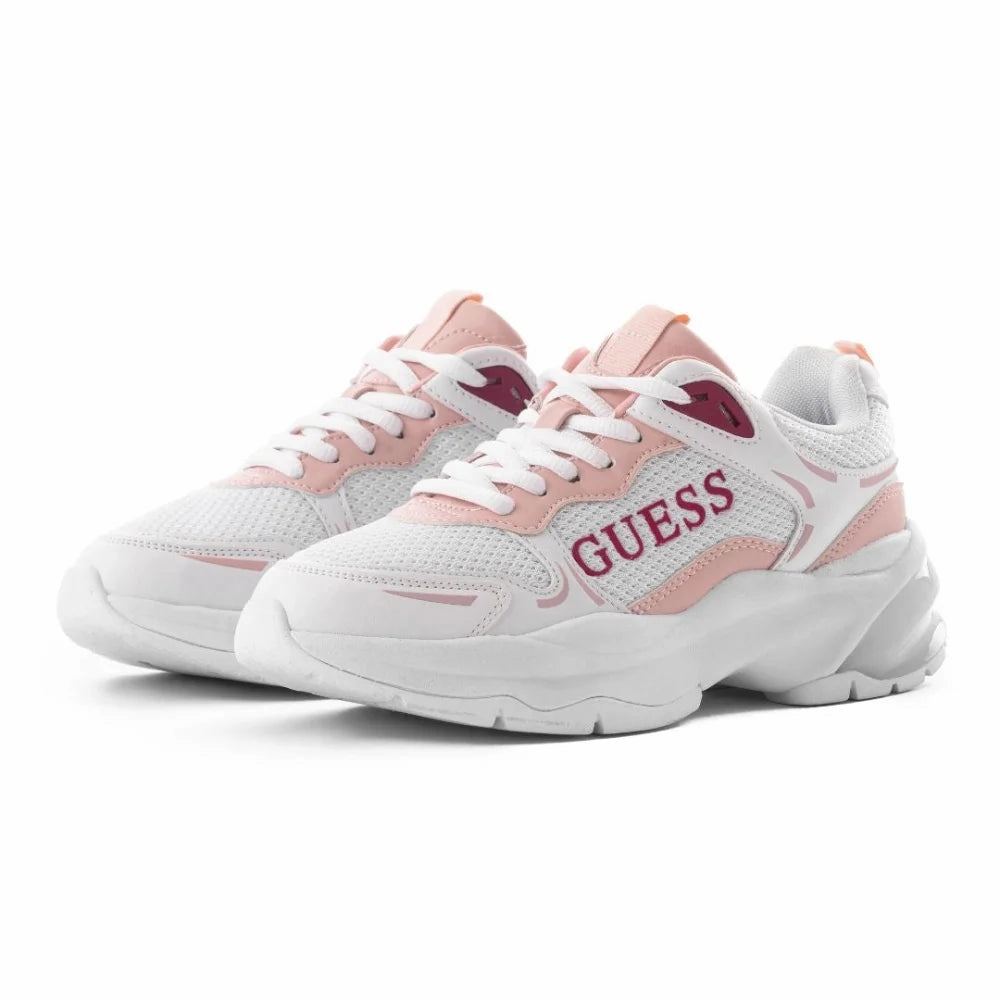 GUESS Tamaa Metallic Mesh Sneakers Women - WHTRSE And Sneakers