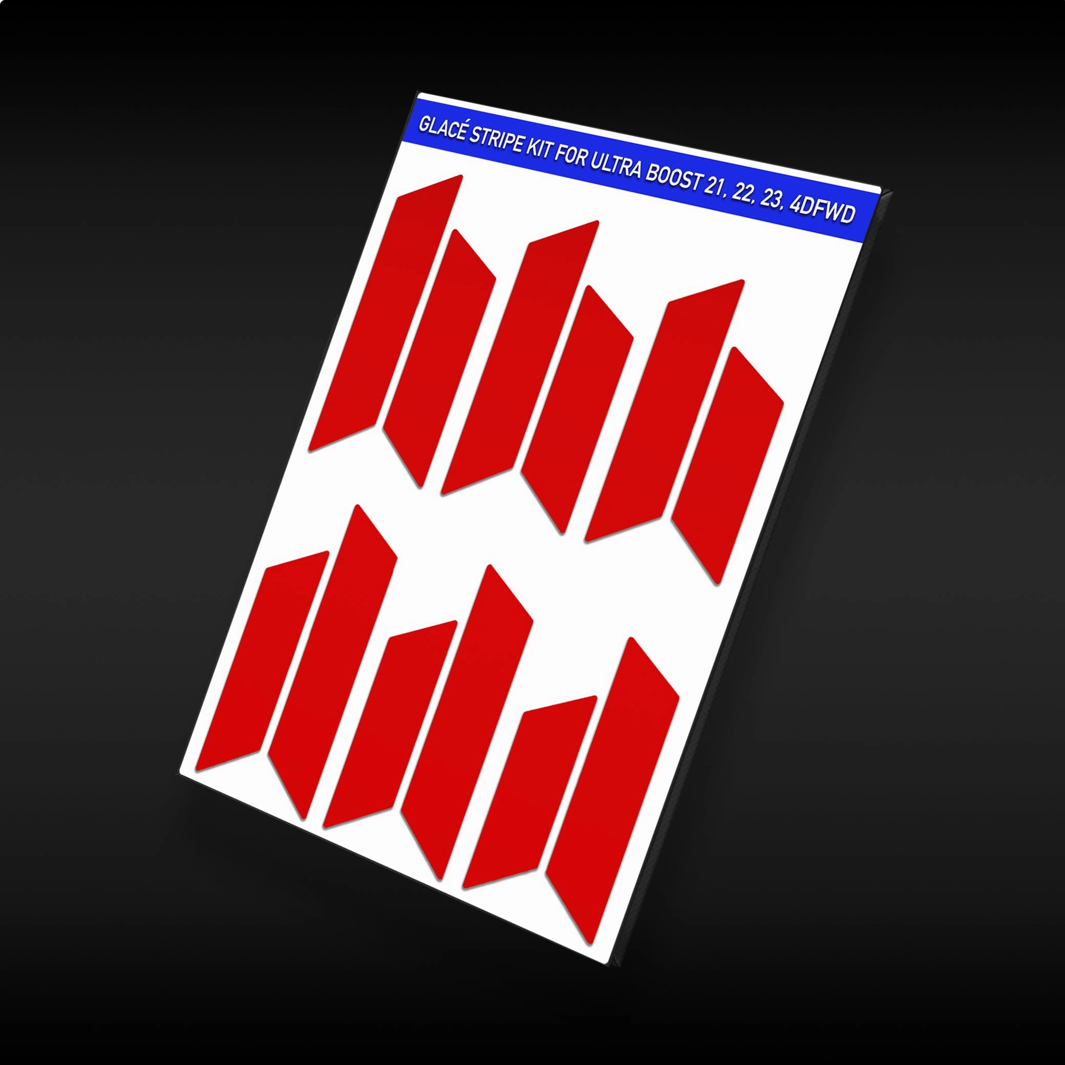 Red Stripes for Ultra Boost 22 / 21 Copa Mundial Adidas Soccer Shoes