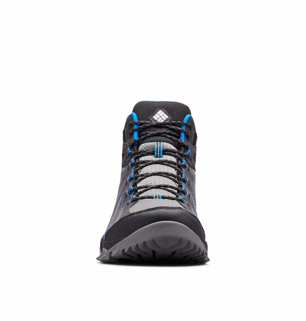 Columbia Men Grey PEAKFREAK XCRSN II XCEL MID OUTDRY Good Hiking Shoes Plantar Fasciitis