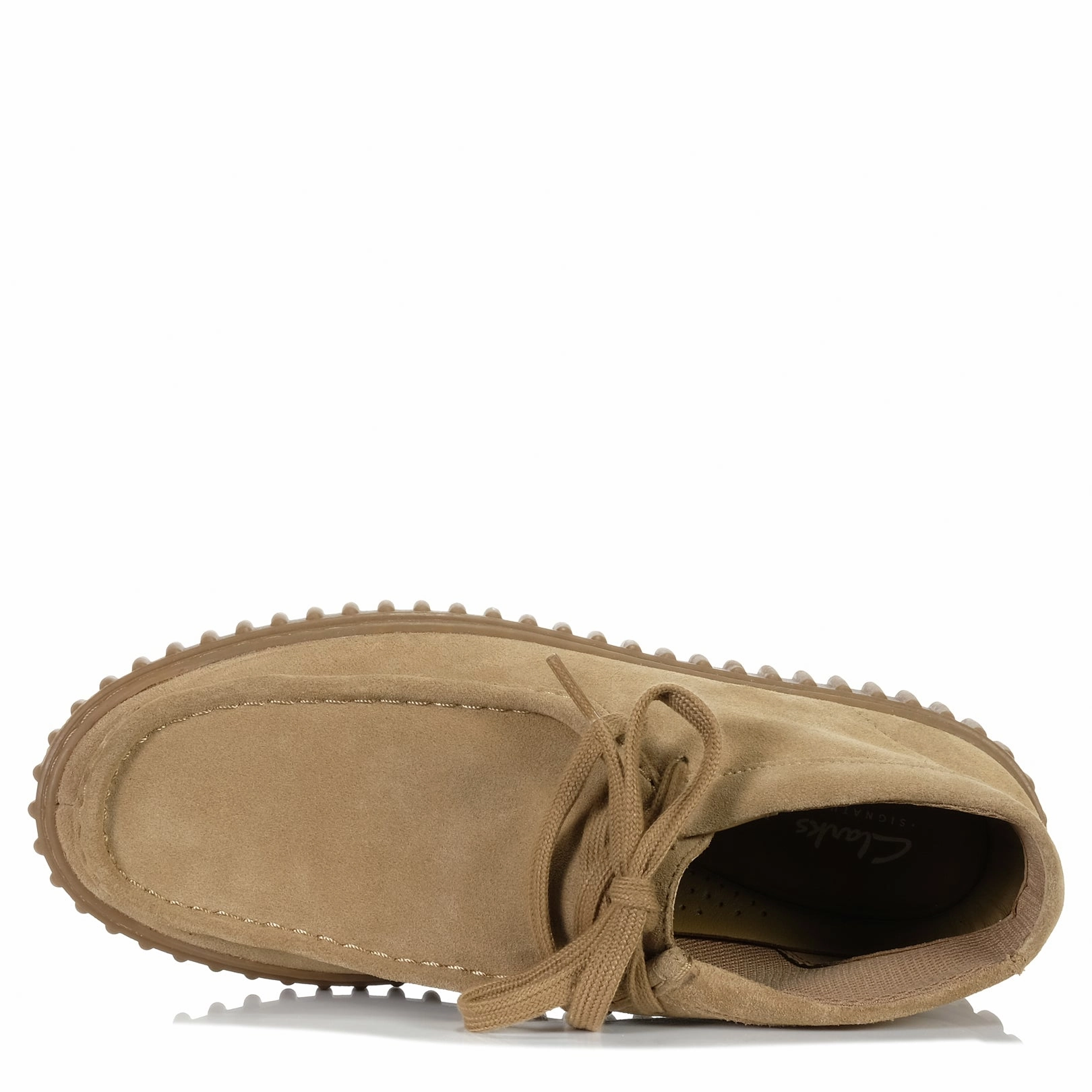 Baby Hard Bottom Walking Clarks Torhill Hi Dark Sand Suede