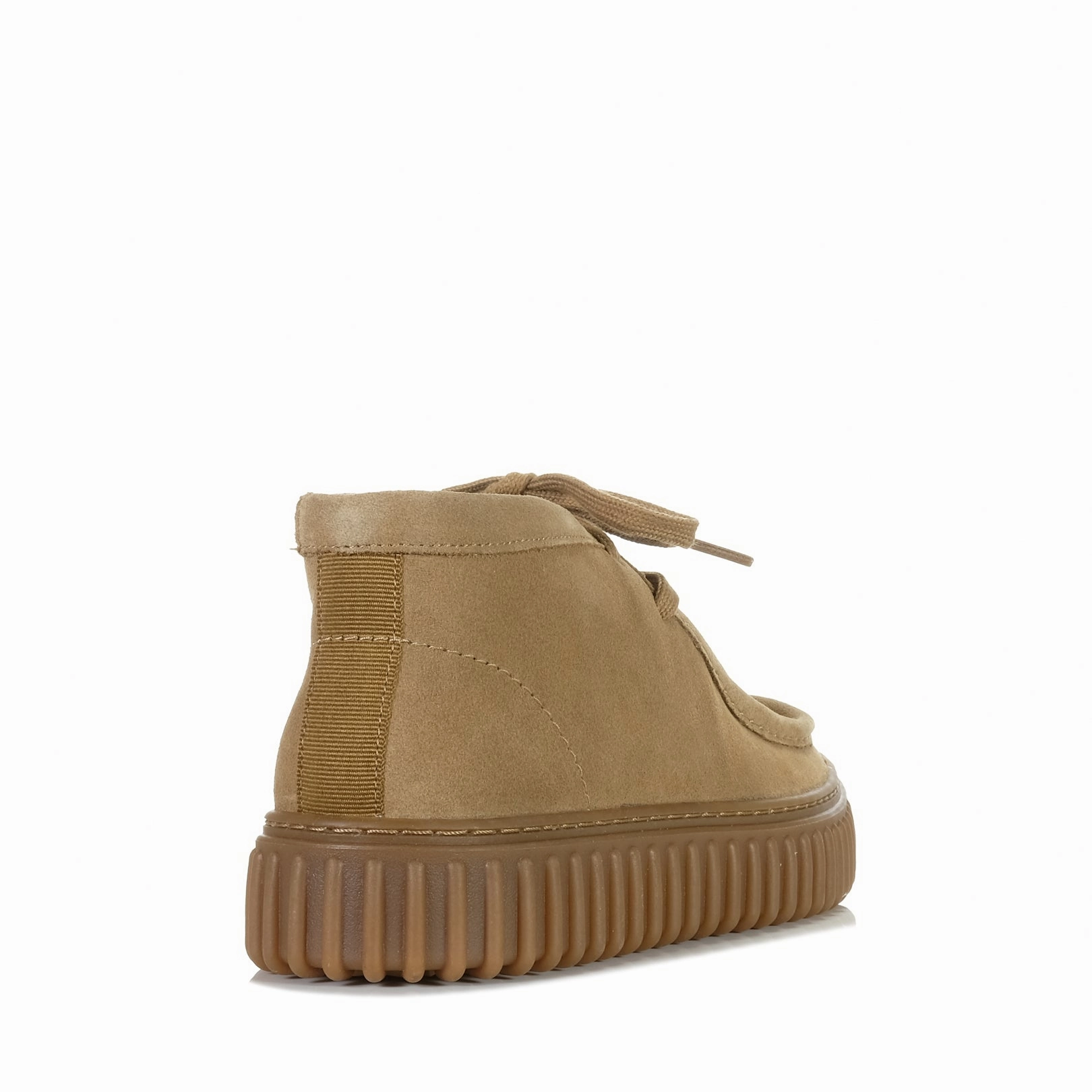 Baby First Walker Clarks Torhill Hi Dark Sand Suede