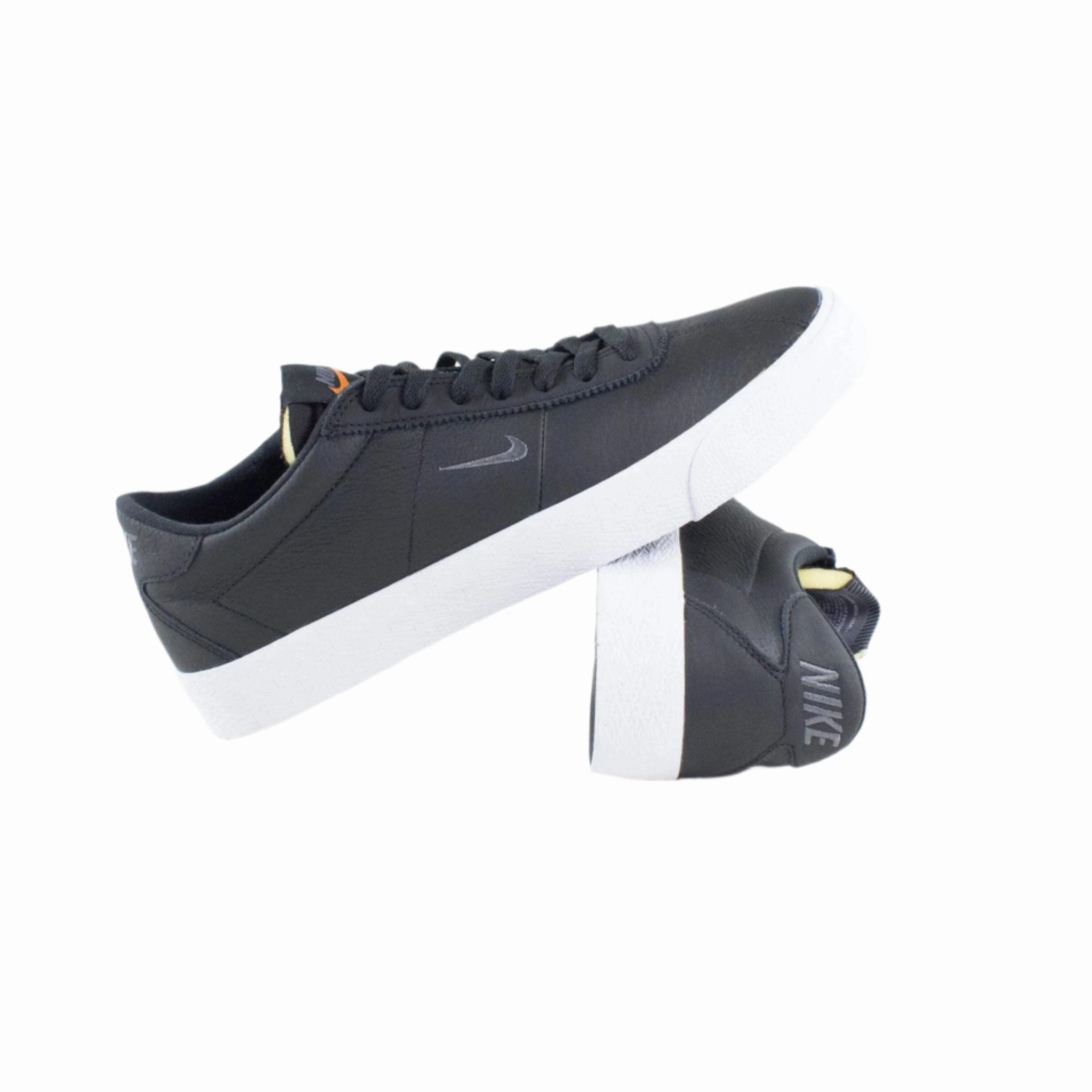 Good Asics Running Shoes For Flat Feet Nike SB  Bruin Zoom 'Black Cat' ISO Shoes - Black / Dark Grey / Black / White (001)