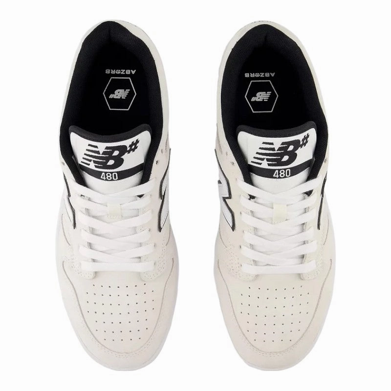 Signature Skate New Balance Numeric 480 - White/Cream Suede