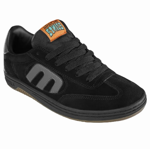 Action Skate Shoes Etnies Locut X Apache Skate Shoe - Black/Grey/Gum