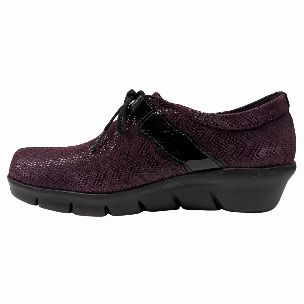 Casual Suede Shoes Wolky Muse Purple Venus Leather Shoe (Women's)