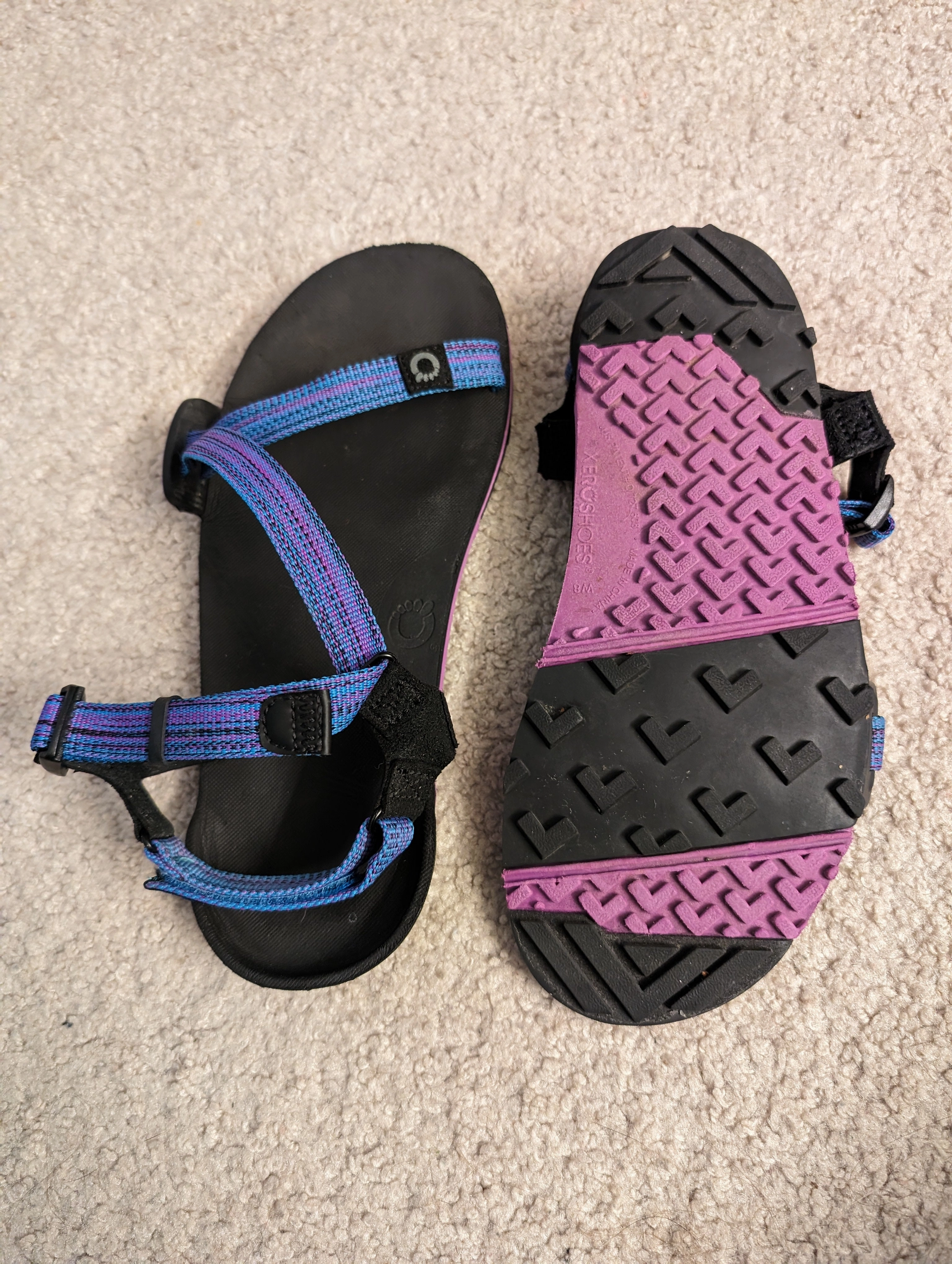 Techlite Trail Shoes Women's Xero Z-Trail EV bright blue, like new - Shoes: 8 (Adult)