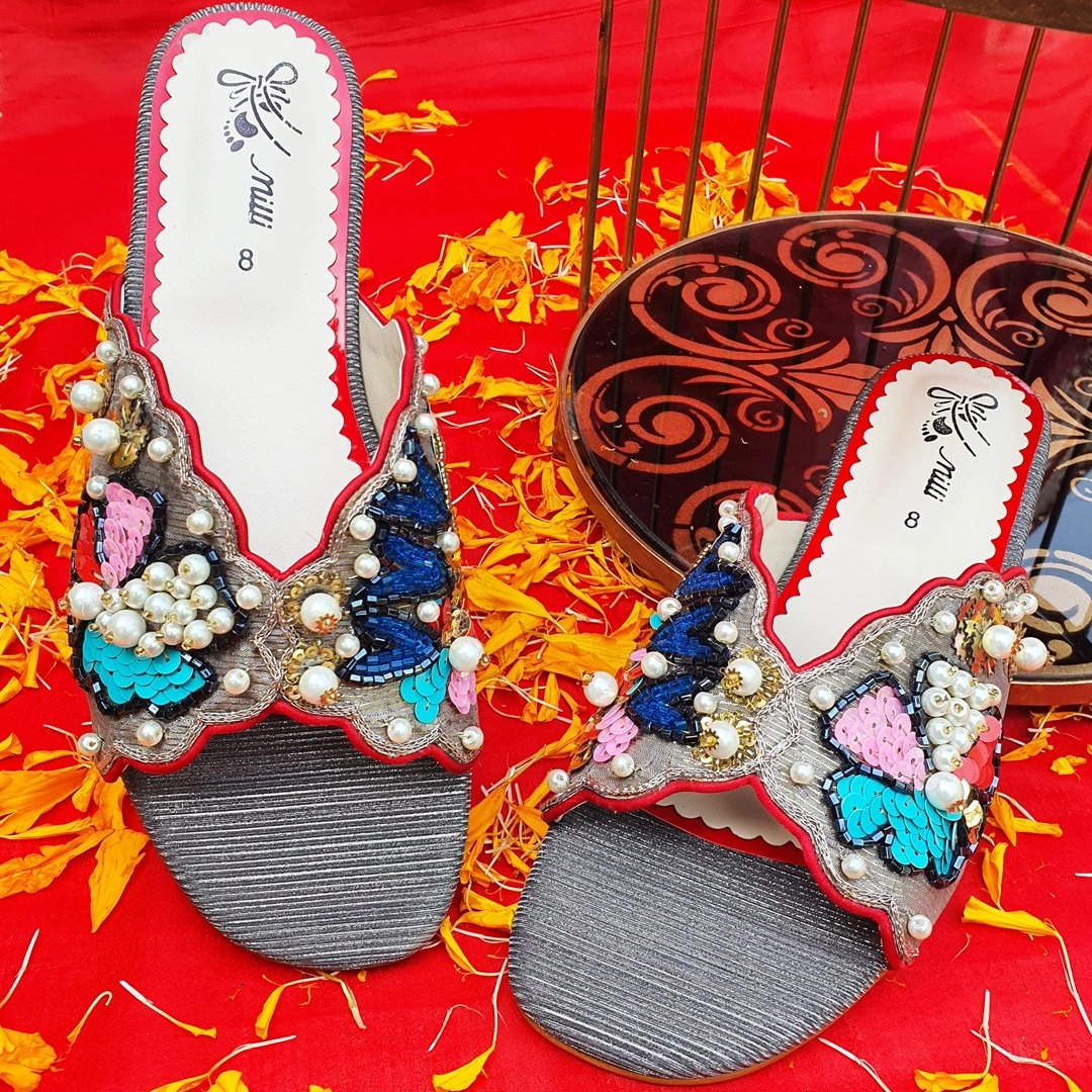 Fancy Flat Slipper Paris Flats Shoes