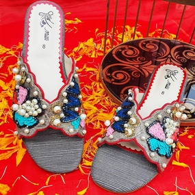 Fancy Flat Slipper Pop Flat Shoes