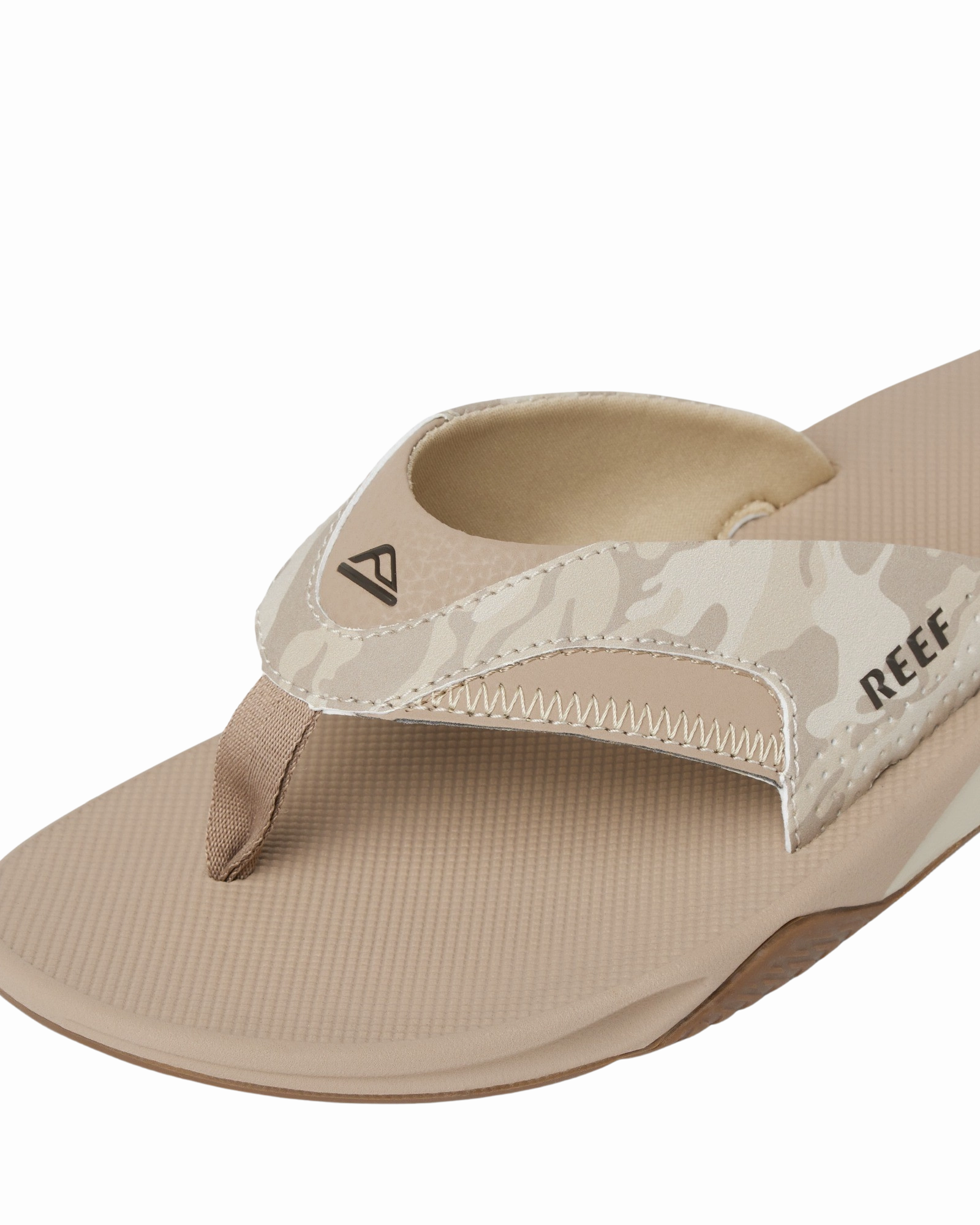 High End Flip Flops Fanning Flip Flops in Sand Camo