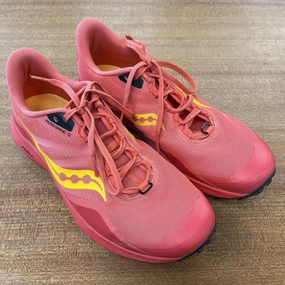 Saucony - Women's Peregrine 12 Trail Running Shoes - MSRP $160: Pink/Yellow-women-W11 Swift Run 22 Shoes