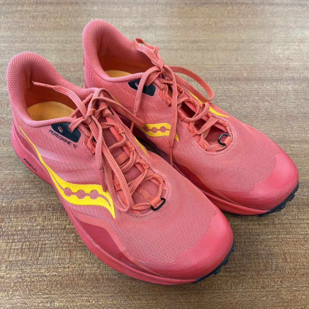 Best Running Shoes Lower Back Pain Saucony - Women's Peregrine 12 Trail Running Shoes - MSRP $160: Pink/Yellow-women-W11