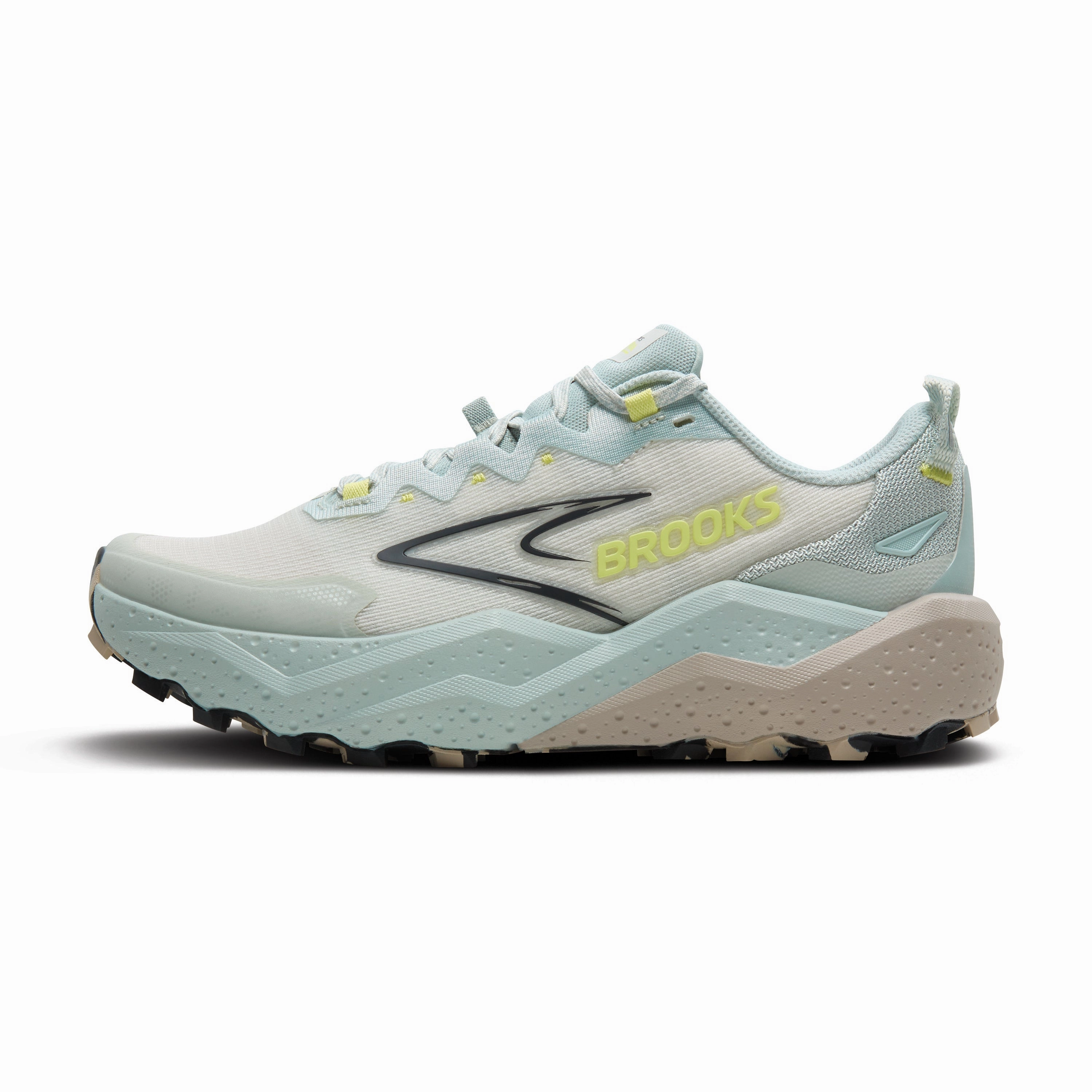 Brooks Caldera 8 Women's -  Blue/Coconut/Chateau Widest Trail Shoe