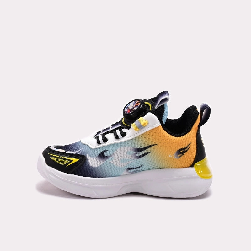 Baba Jogger Shoes Black 650648 Slip Resistant Flat Shoes