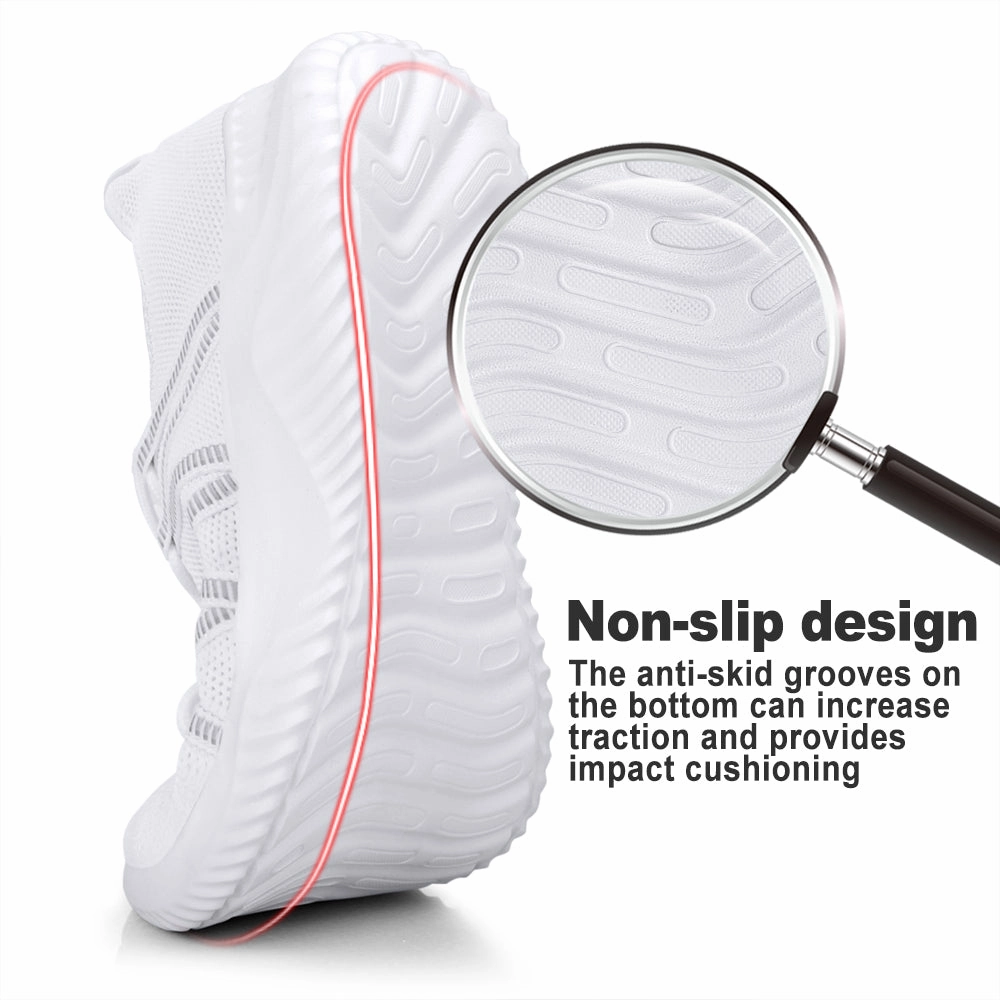 Best Non Hiking Shoes For Hiking FEETHIT Mens Classic Walking Sneaker White