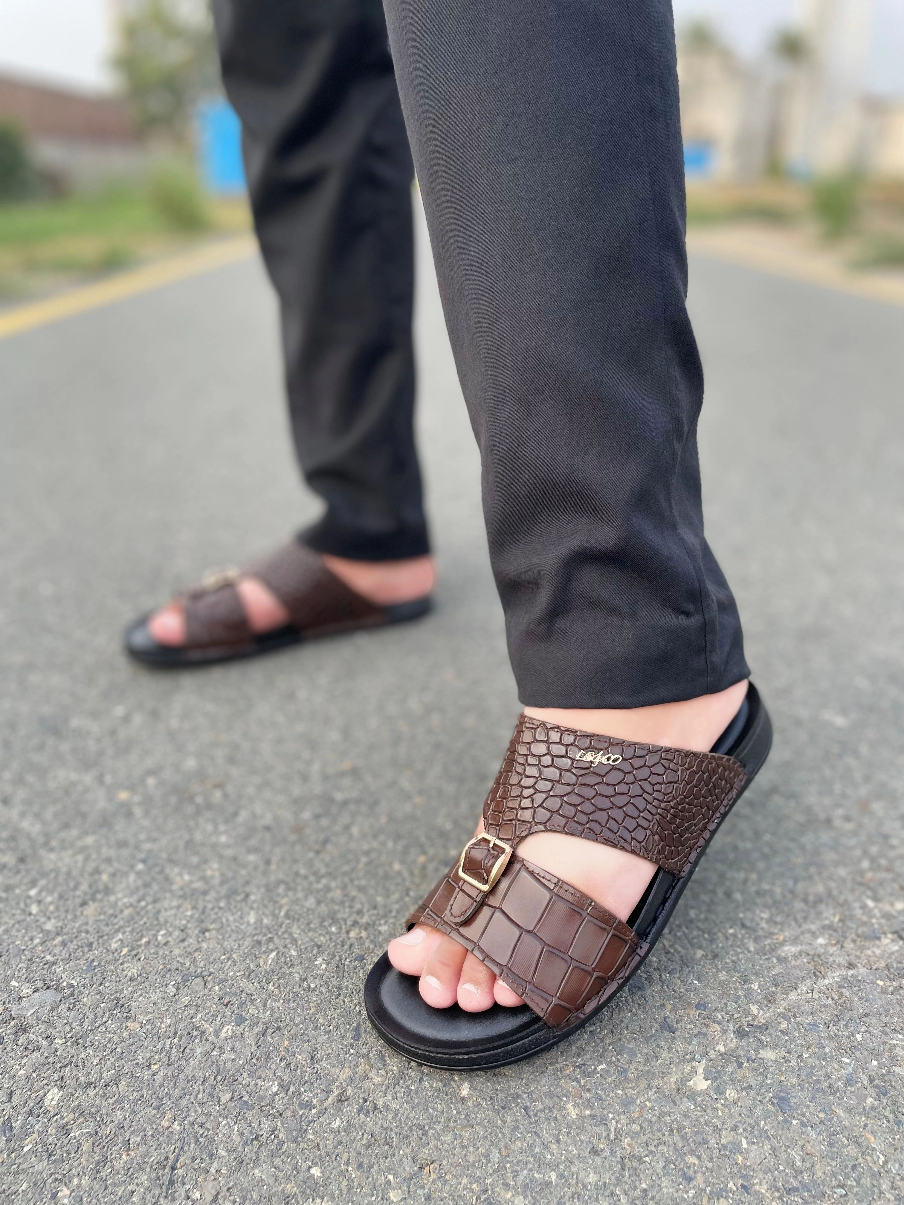 Website Slippers LS Pure leather Handmade LEVO Chappal LS-165