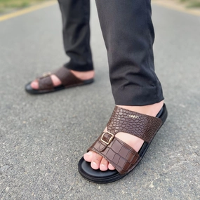 LS Pure leather Handmade LEVO Chappal LS-165 Draco Slides