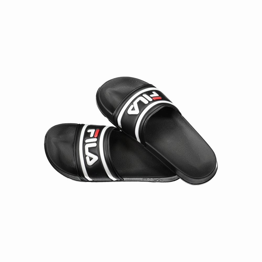 Fila Black Polyethylene Men Sandal Fluffy Sandals