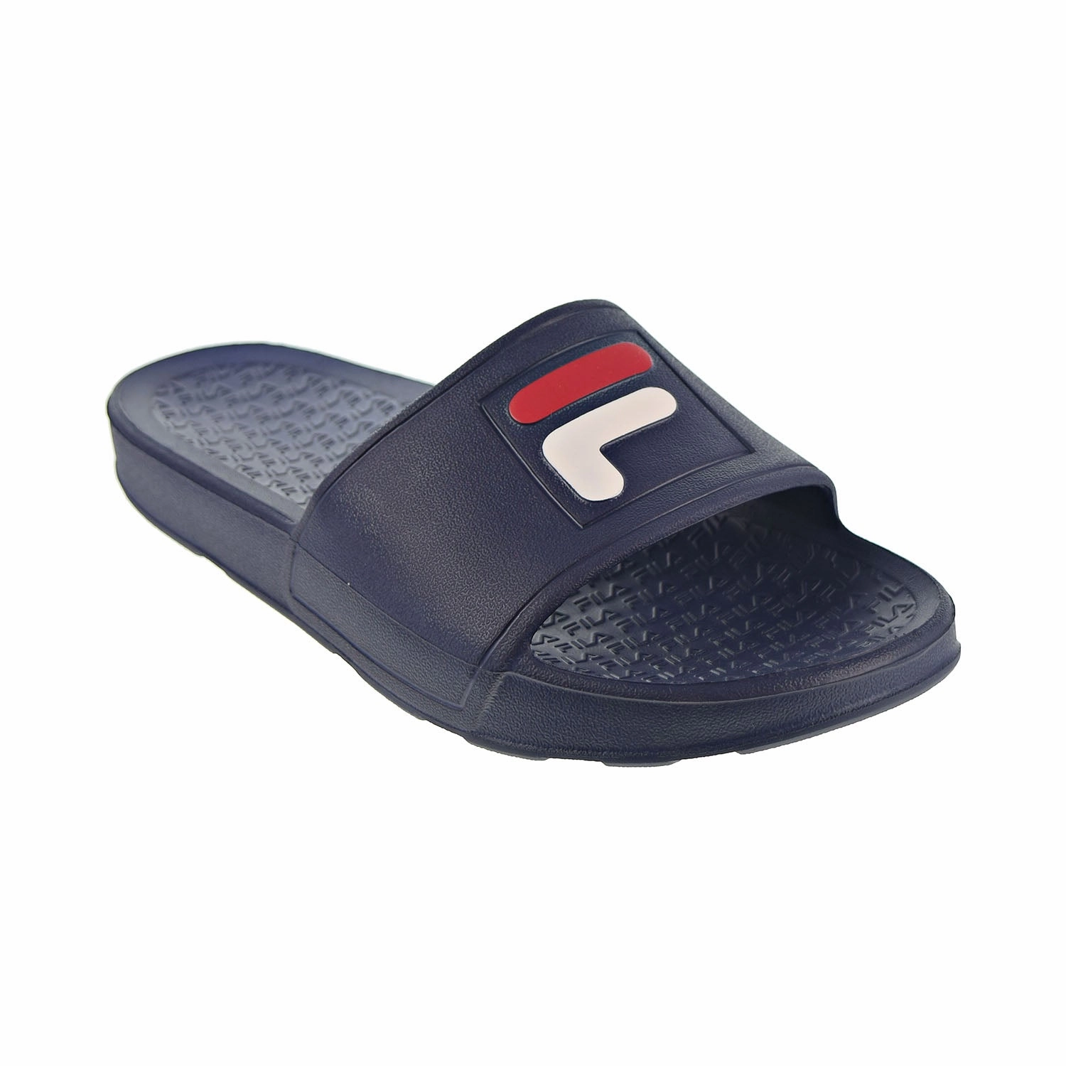 Fila Sleek BX Men's Slide Navy-Red-White Sandals For Bunions
