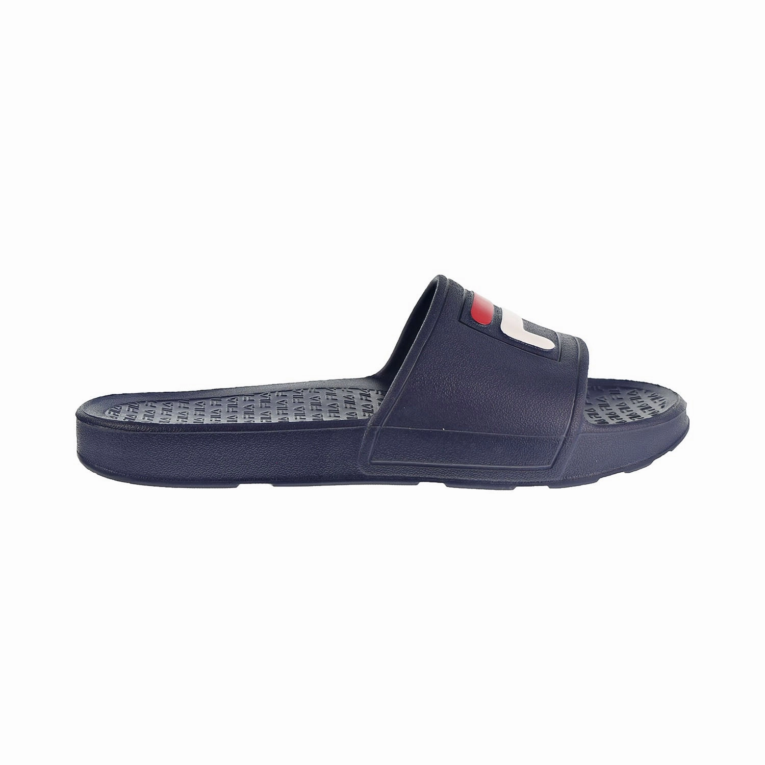 Cork Wedge Sandals Fila Sleek BX Men's Slide Navy-Red-White