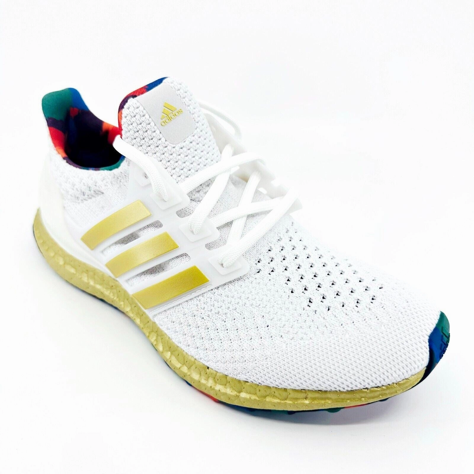 Premium Running Shoes Adidas UltraBoost 5.0 DNA Title IX White Gold Womens Running Shoes HP7425