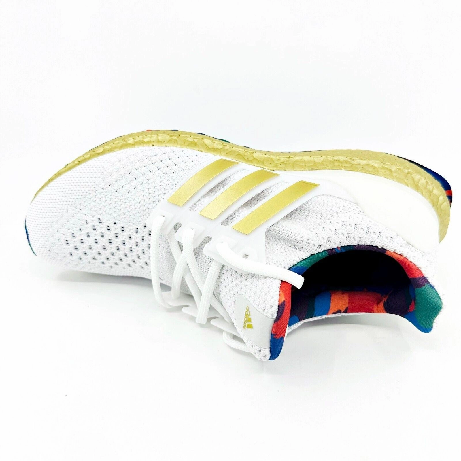 Adidas UltraBoost 5.0 DNA Title IX White Gold Womens Running Shoes HP7425 Cloudfoam Pure 2.0 Running Shoes